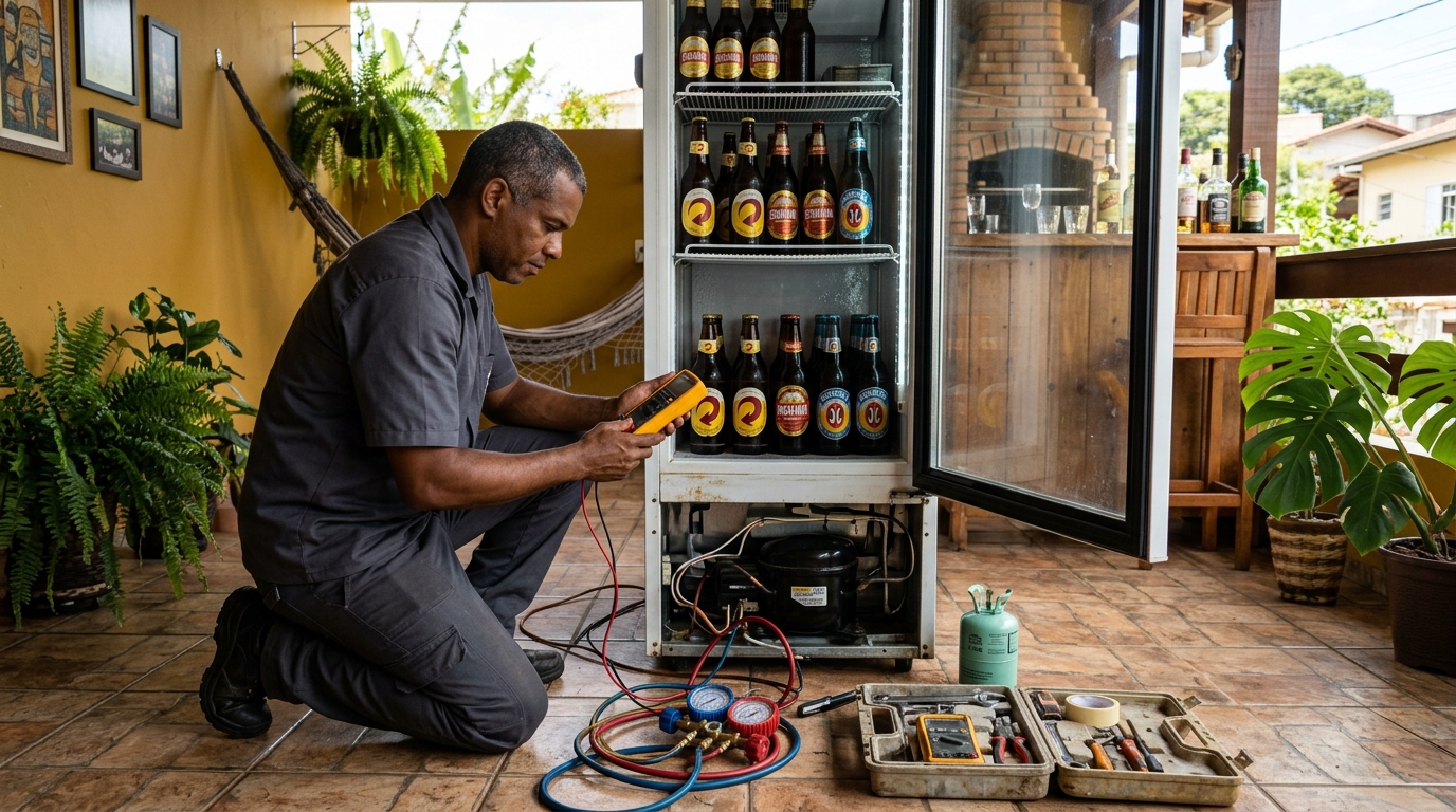 Reparo de Cervejeira Residencial em Santo André‑SP